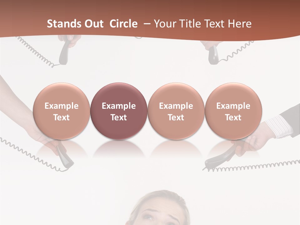 Receiver Pretty Hide PowerPoint Template