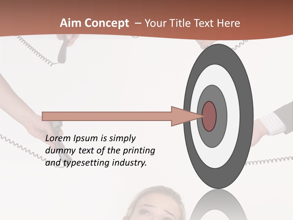 Receiver Pretty Hide PowerPoint Template