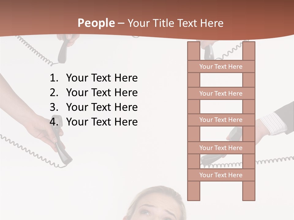 Receiver Pretty Hide PowerPoint Template