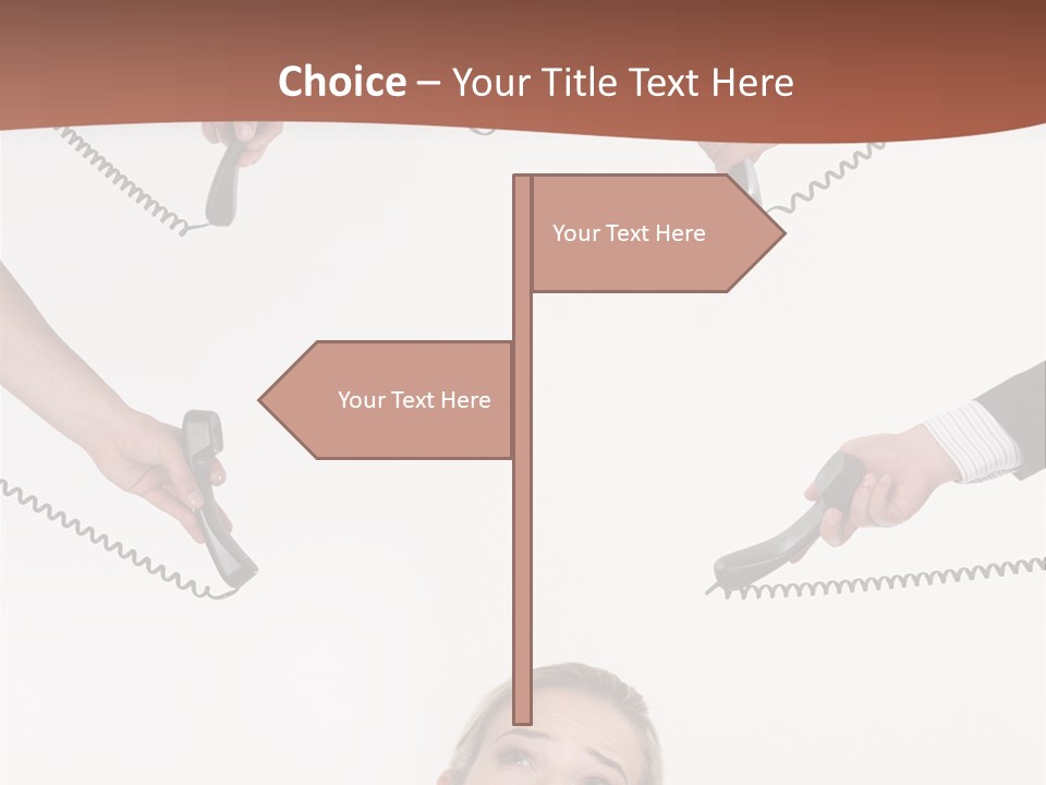 Receiver Pretty Hide PowerPoint Template