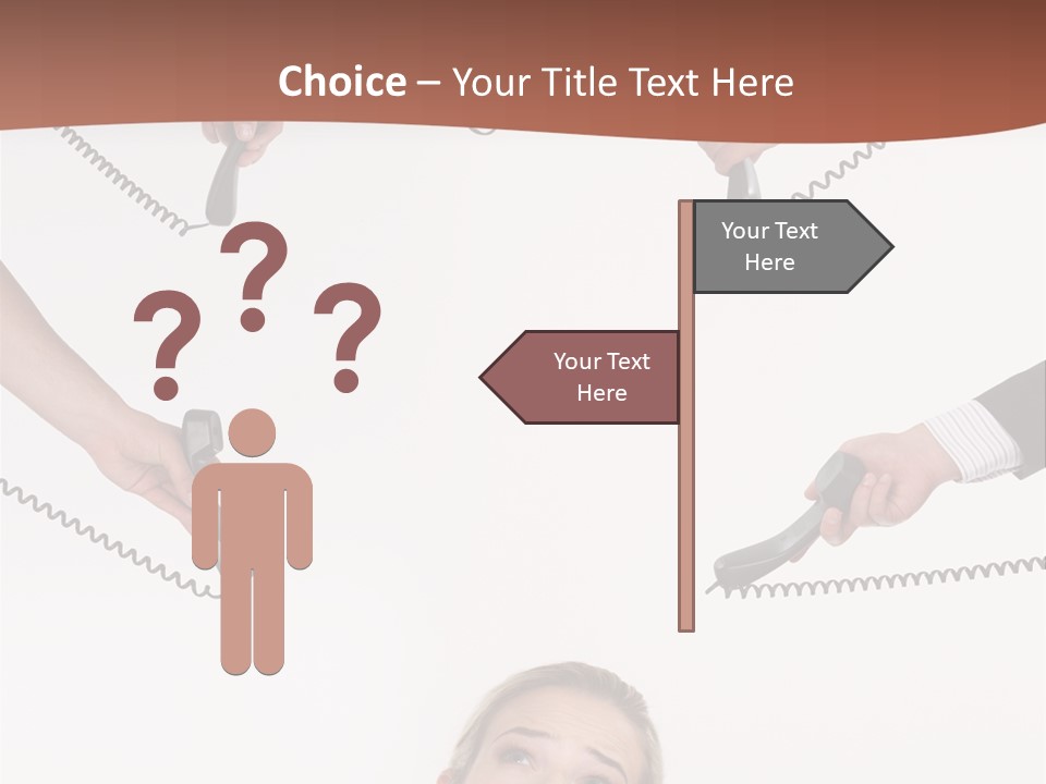 Receiver Pretty Hide PowerPoint Template