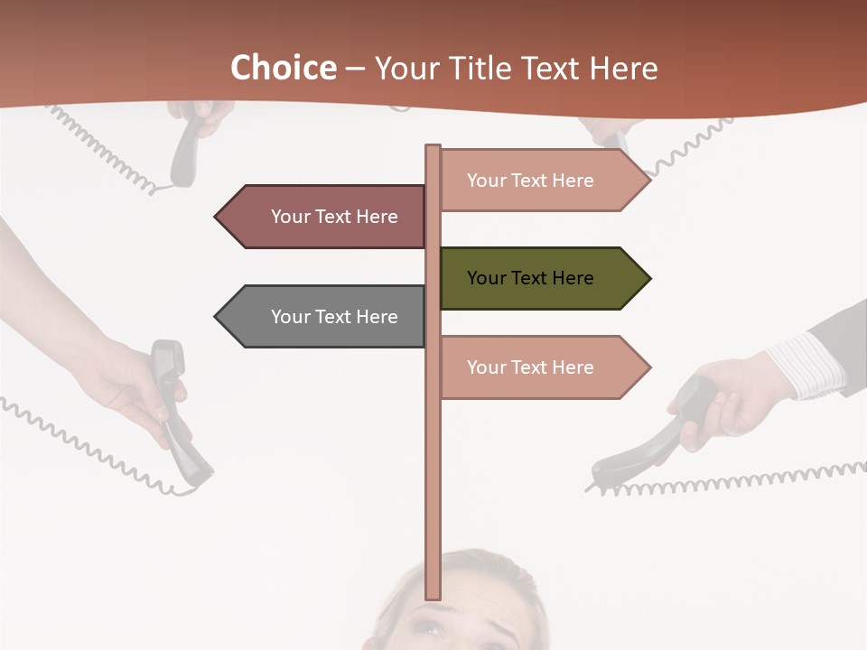 Receiver Pretty Hide PowerPoint Template