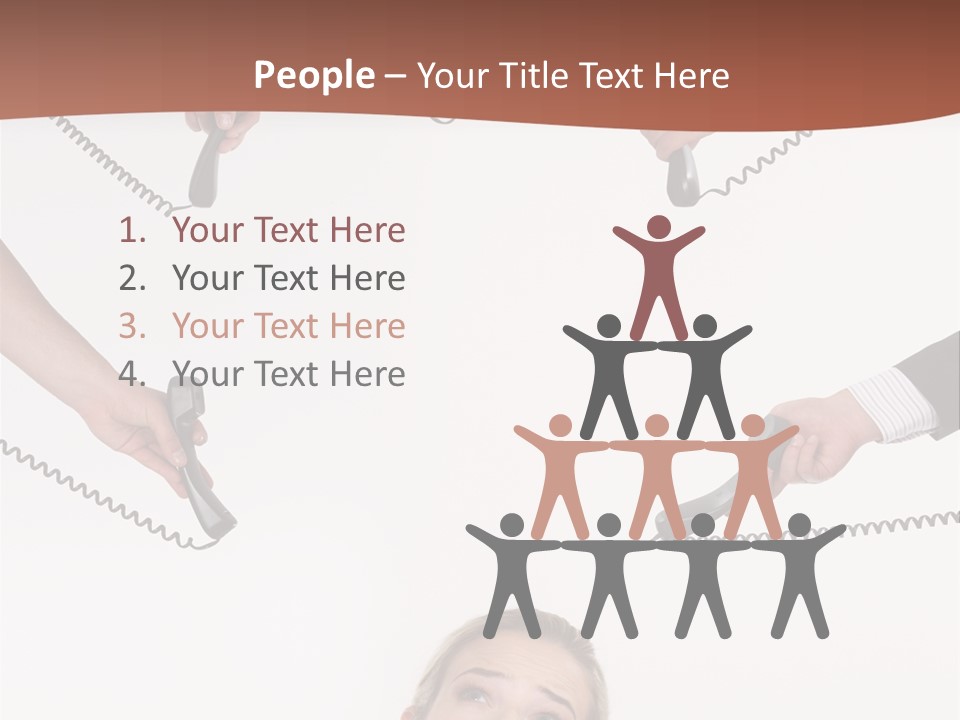 Receiver Pretty Hide PowerPoint Template