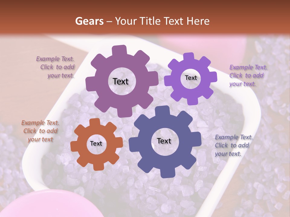 Mineral White Background Natural PowerPoint Template