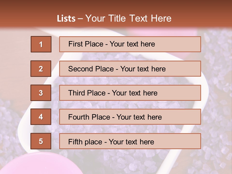 Mineral White Background Natural PowerPoint Template