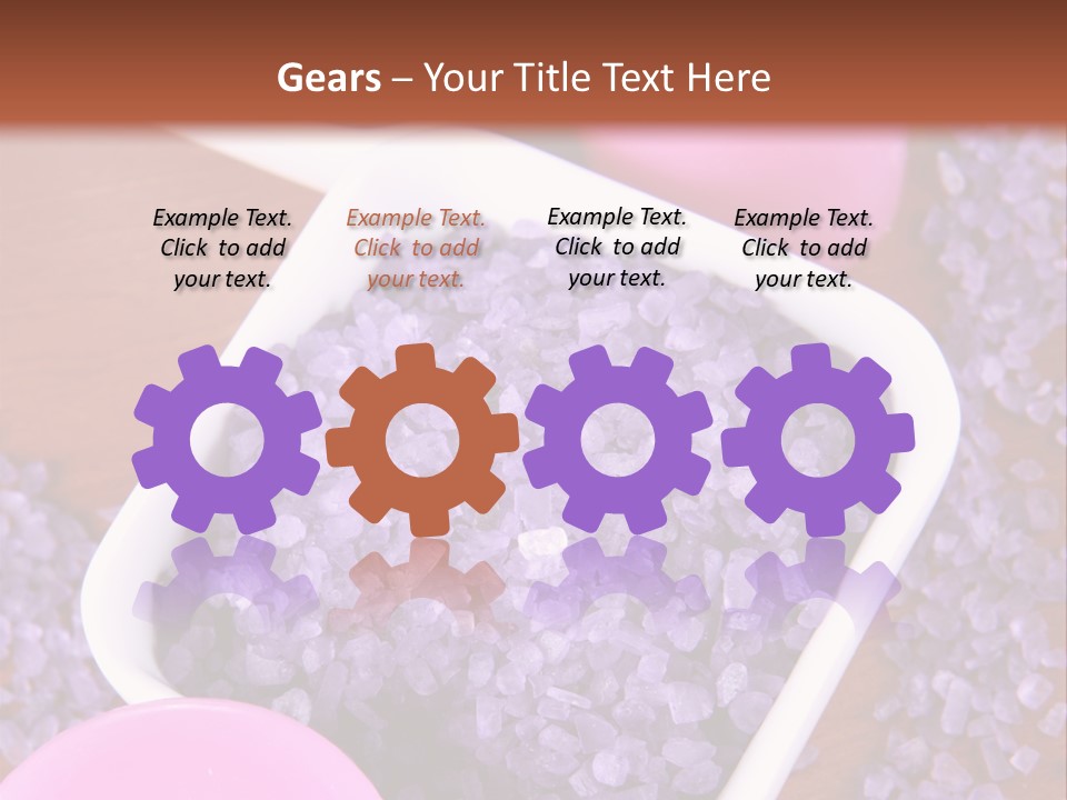 Mineral White Background Natural PowerPoint Template