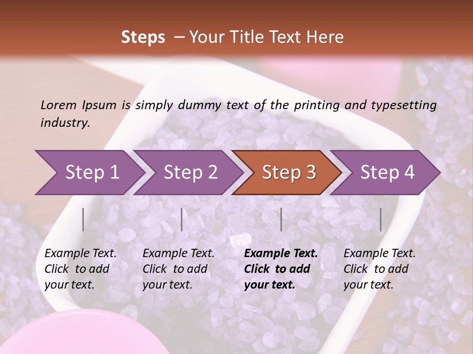 Mineral White Background Natural PowerPoint Template