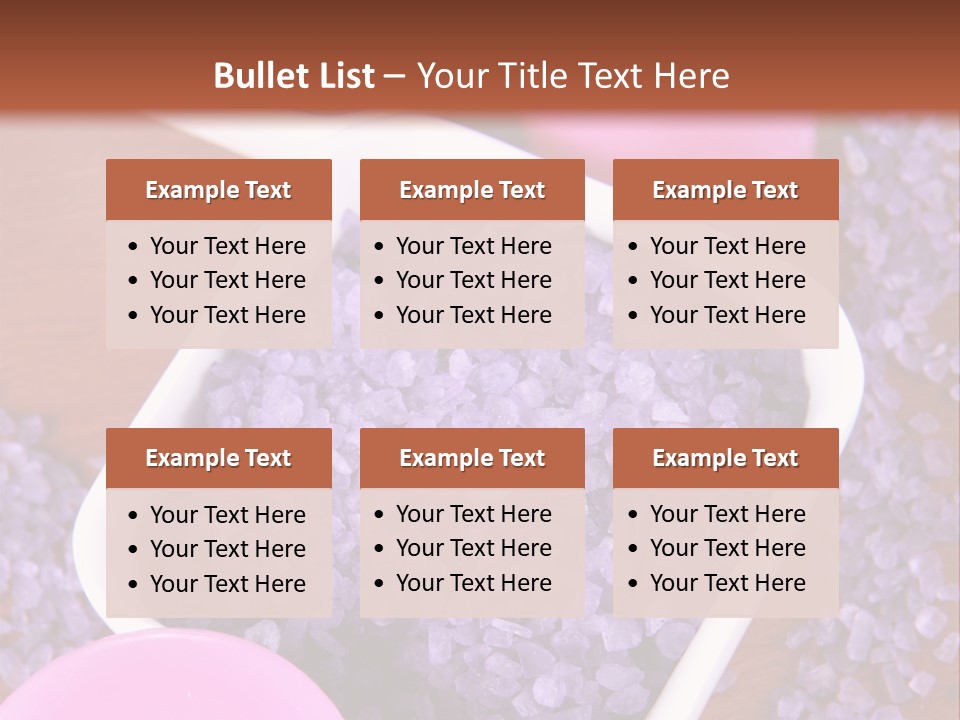 Mineral White Background Natural PowerPoint Template