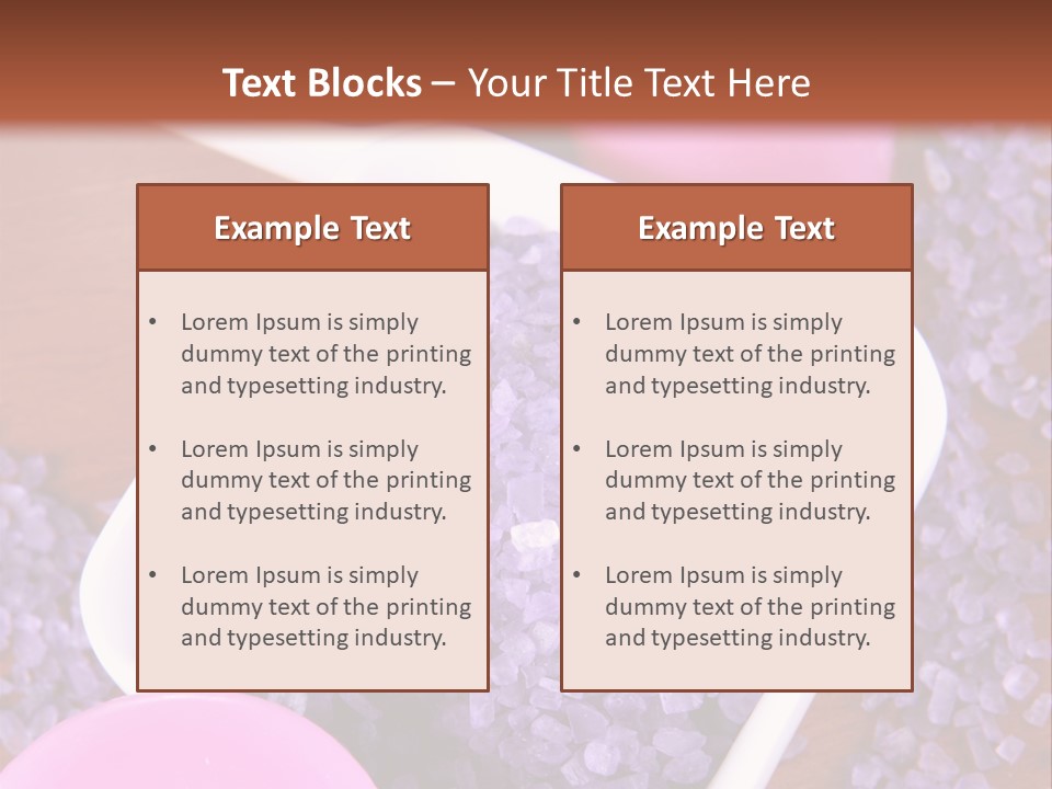 Mineral White Background Natural PowerPoint Template