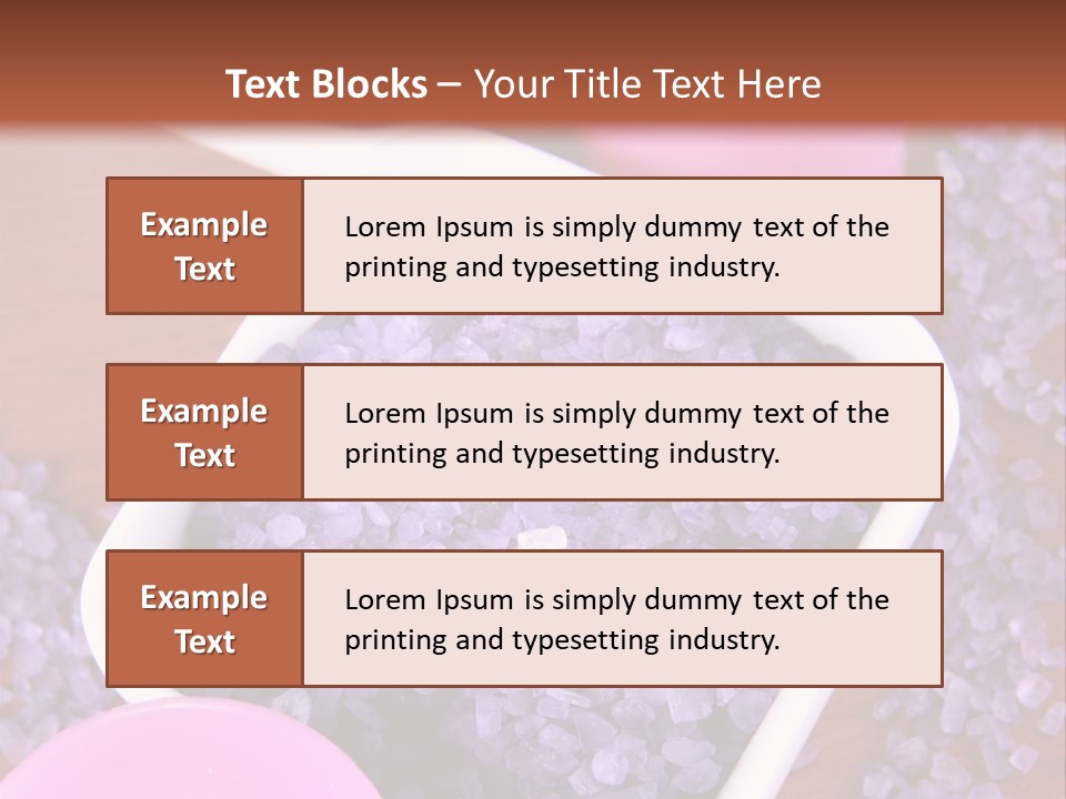 Mineral White Background Natural PowerPoint Template