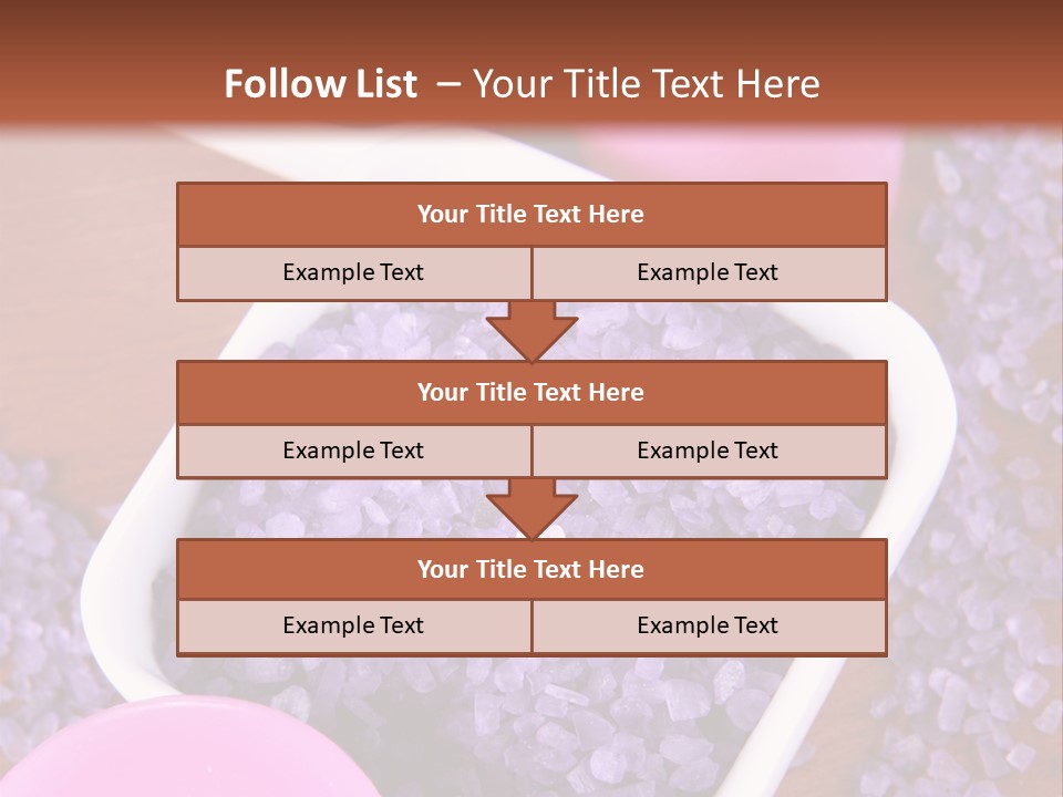 Mineral White Background Natural PowerPoint Template