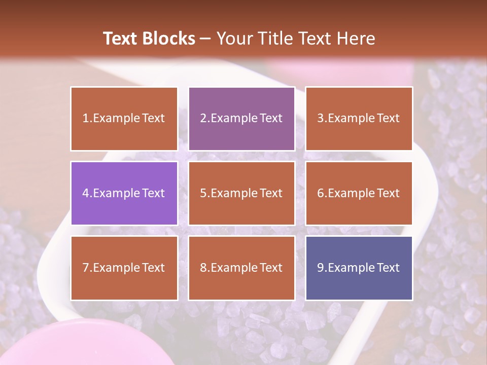 Mineral White Background Natural PowerPoint Template