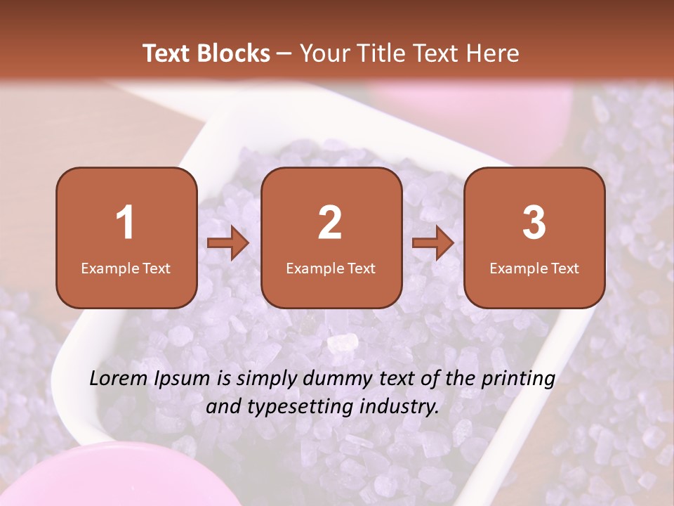 Mineral White Background Natural PowerPoint Template