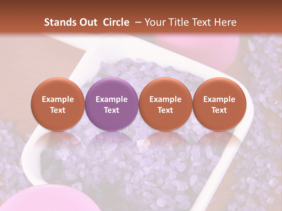 Mineral White Background Natural PowerPoint Template