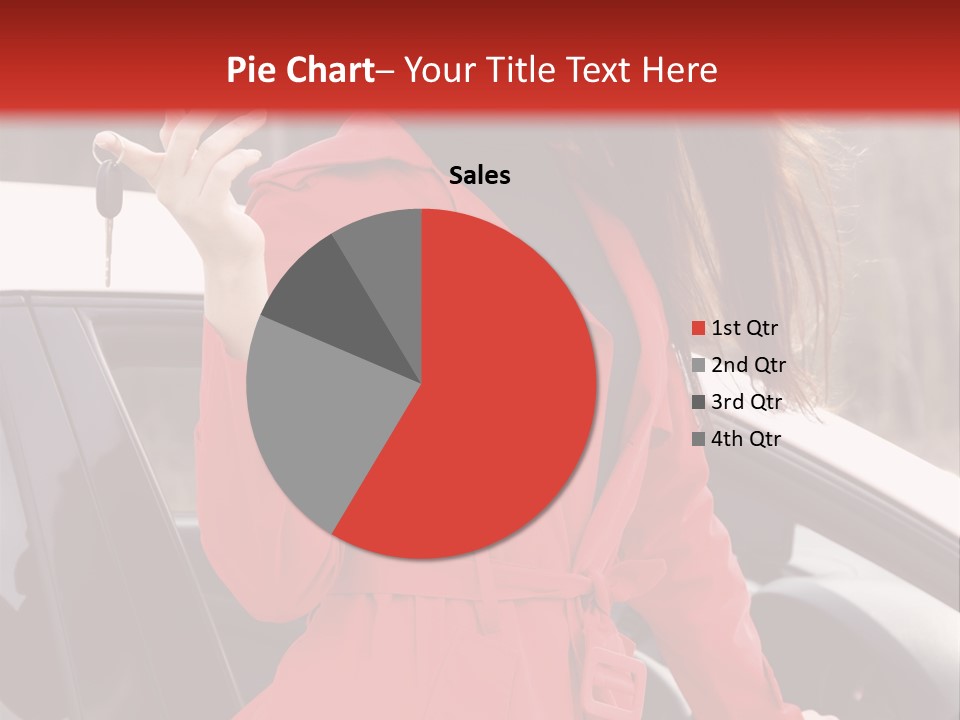 Success Auto Woman PowerPoint Template