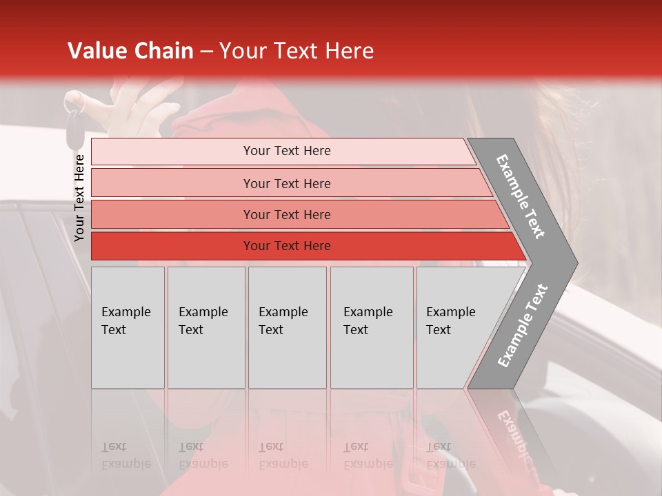 Success Auto Woman PowerPoint Template