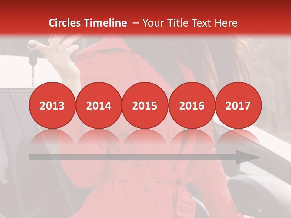 Success Auto Woman PowerPoint Template