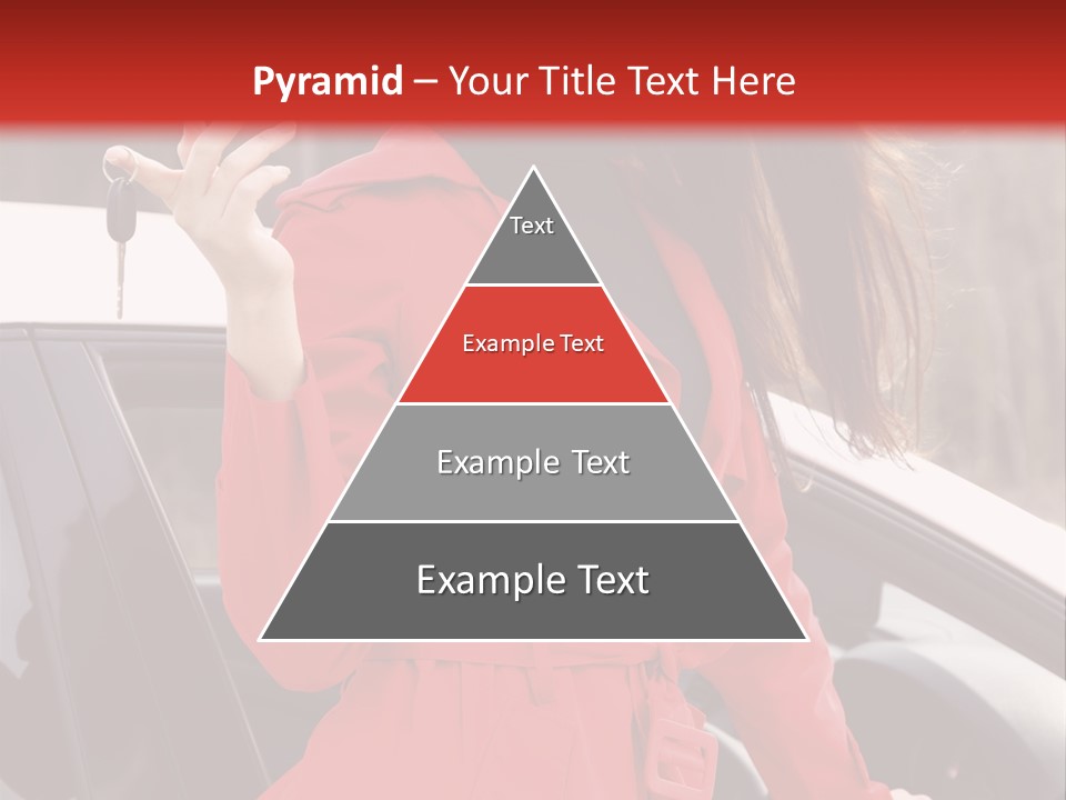 Success Auto Woman PowerPoint Template