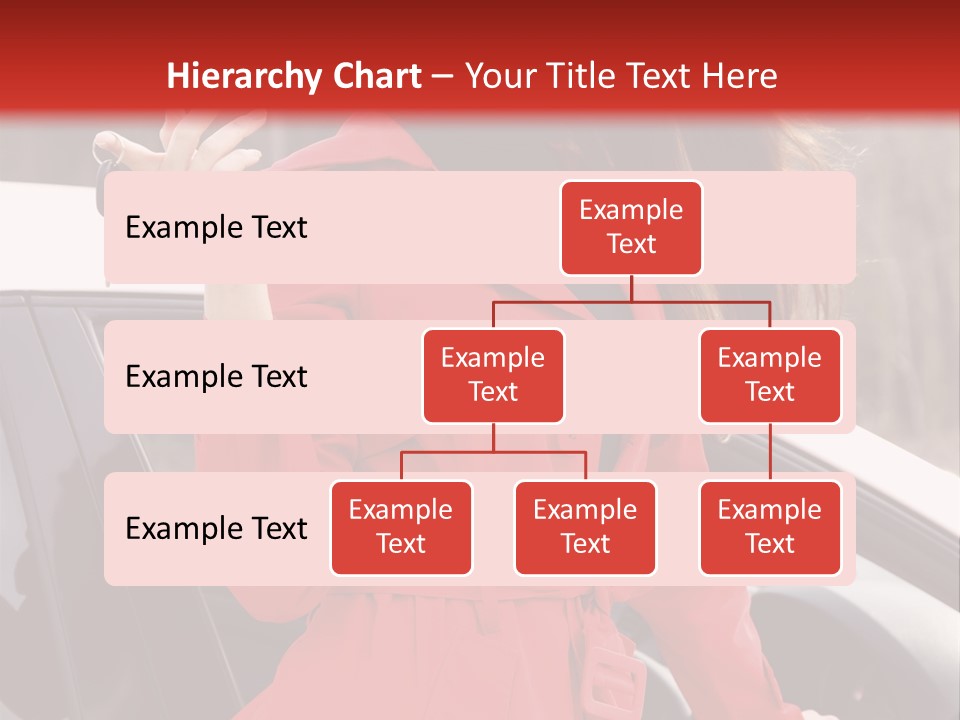 Success Auto Woman PowerPoint Template