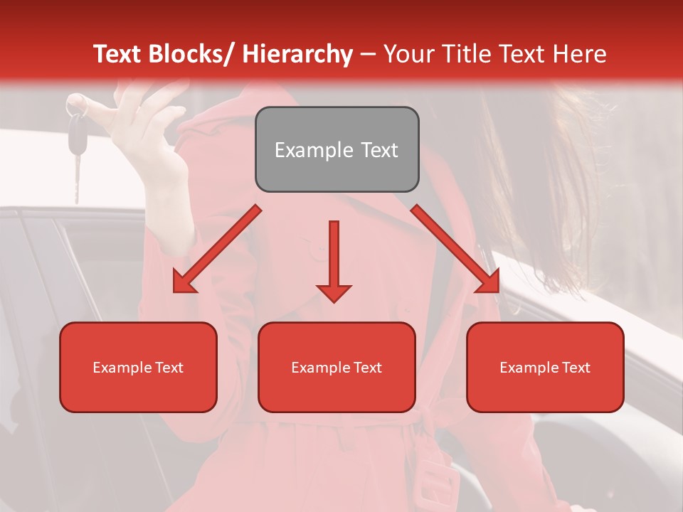 Success Auto Woman PowerPoint Template