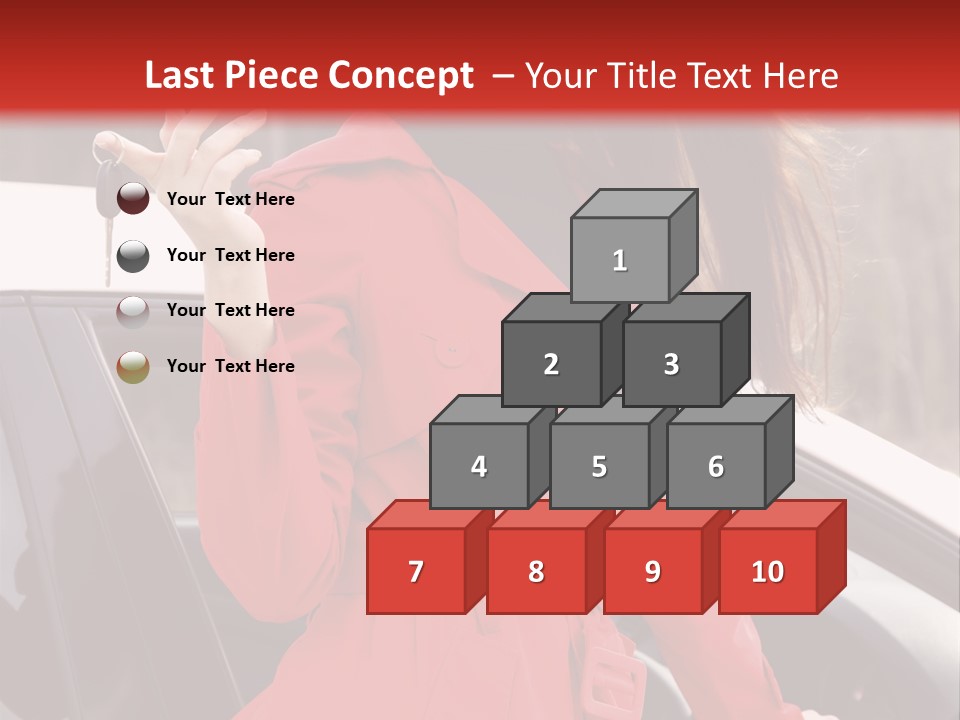 Success Auto Woman PowerPoint Template