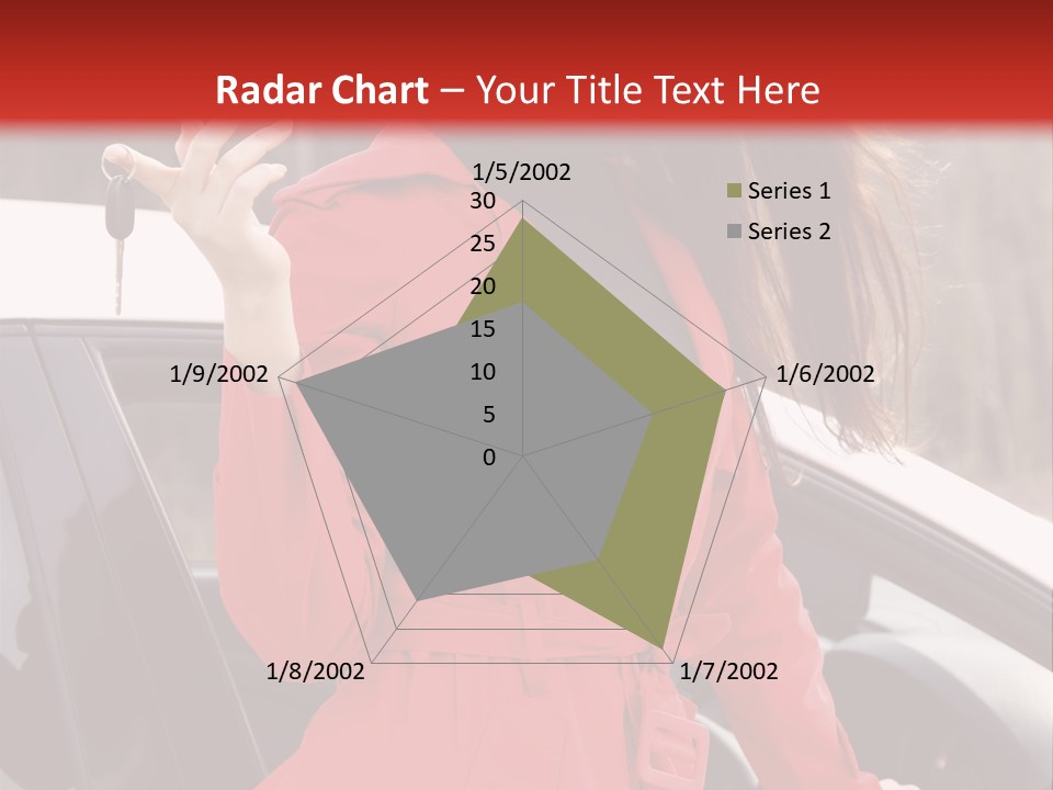 Success Auto Woman PowerPoint Template