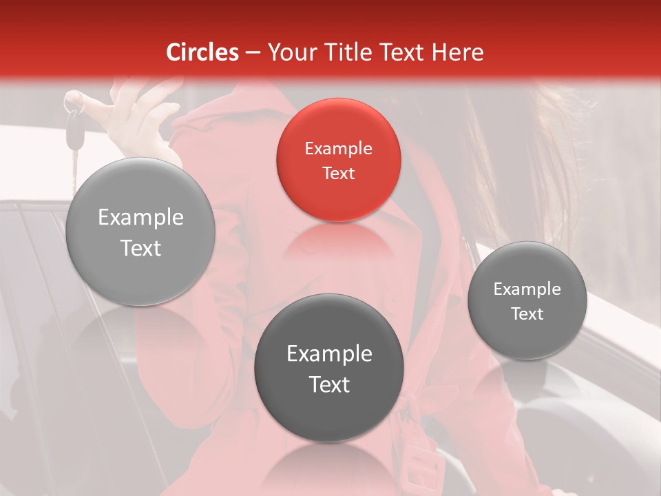 Success Auto Woman PowerPoint Template