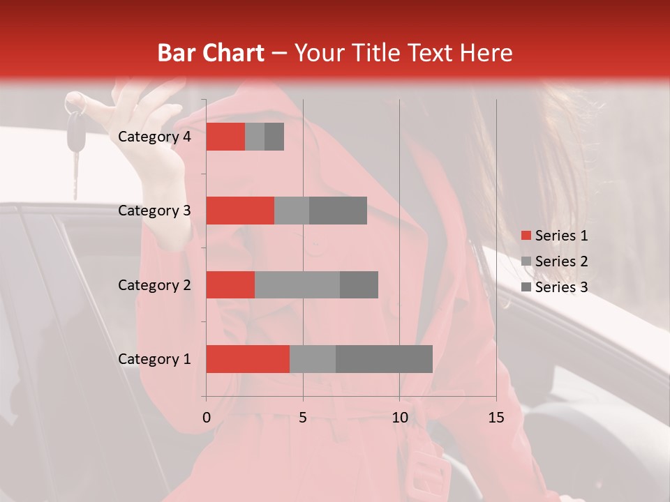 Success Auto Woman PowerPoint Template