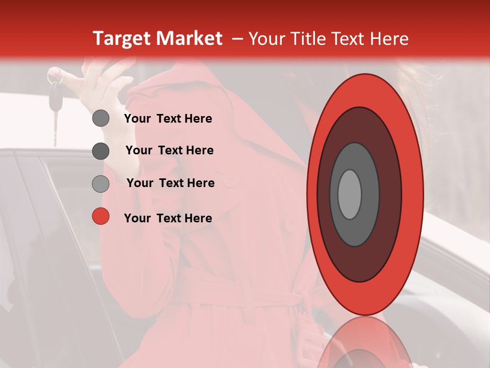 Success Auto Woman PowerPoint Template