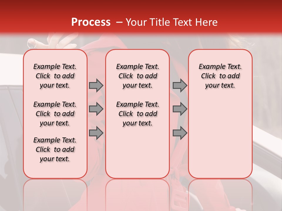 Success Auto Woman PowerPoint Template