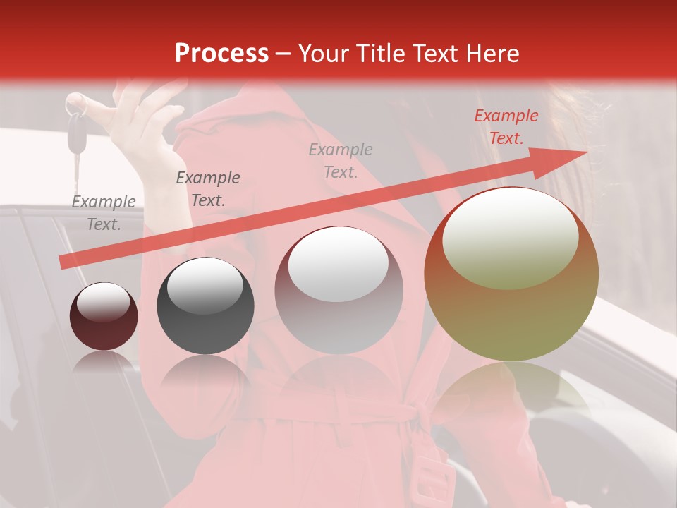 Success Auto Woman PowerPoint Template