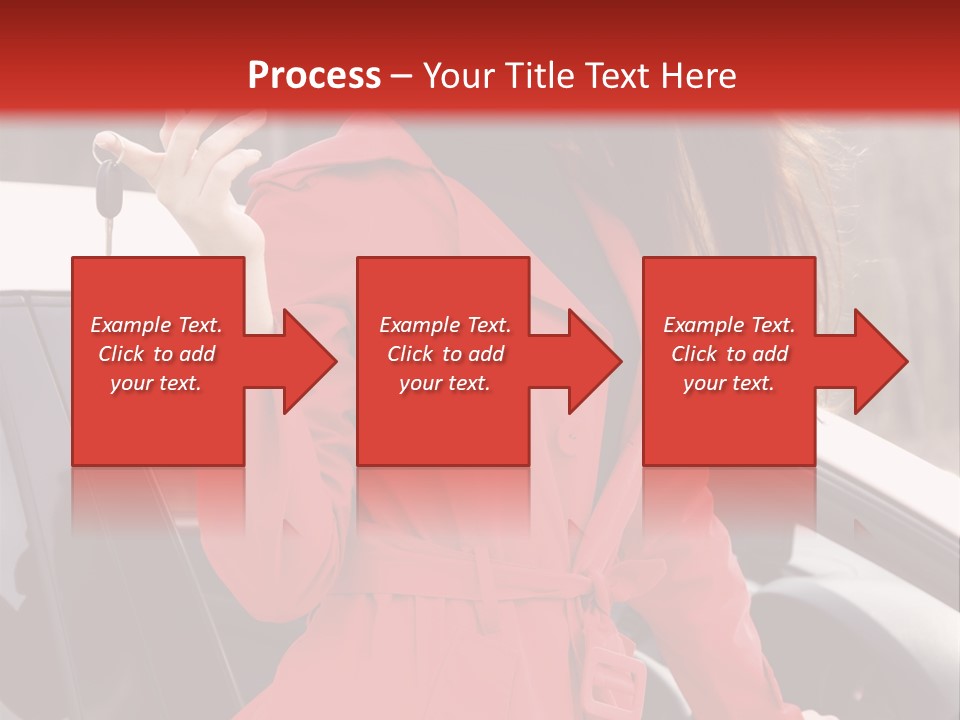 Success Auto Woman PowerPoint Template