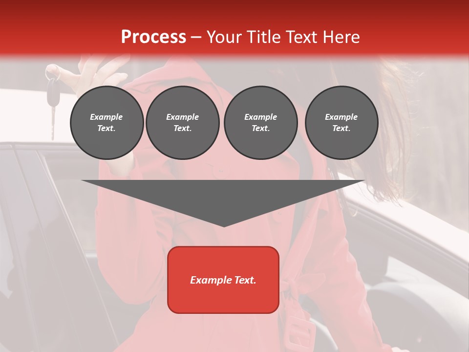 Success Auto Woman PowerPoint Template