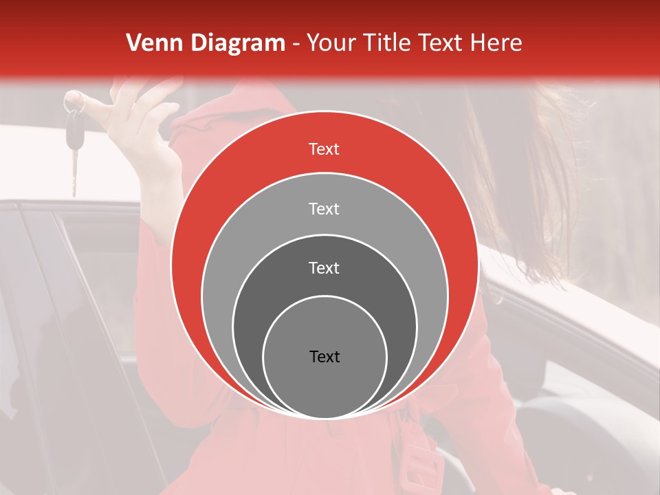 Success Auto Woman PowerPoint Template