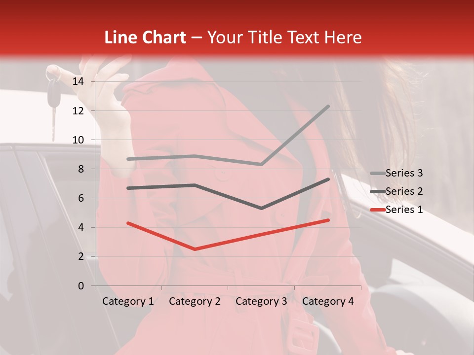 Success Auto Woman PowerPoint Template