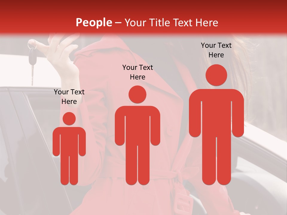 Success Auto Woman PowerPoint Template