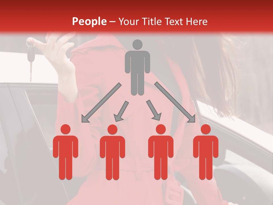 Success Auto Woman PowerPoint Template