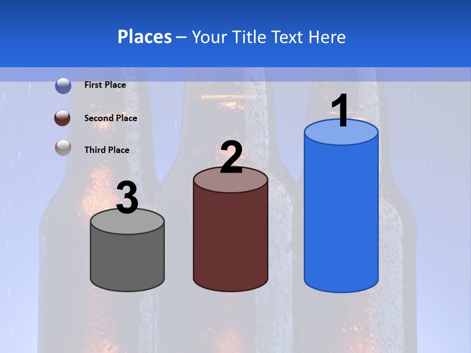 Alcohol Refreshment Dark PowerPoint Template