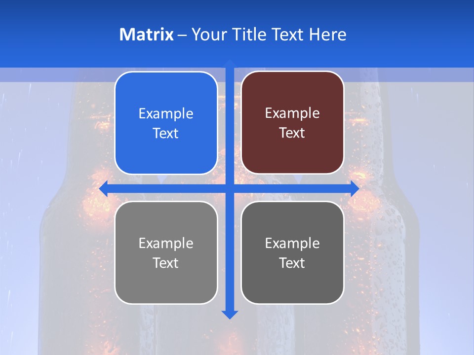 Alcohol Refreshment Dark PowerPoint Template