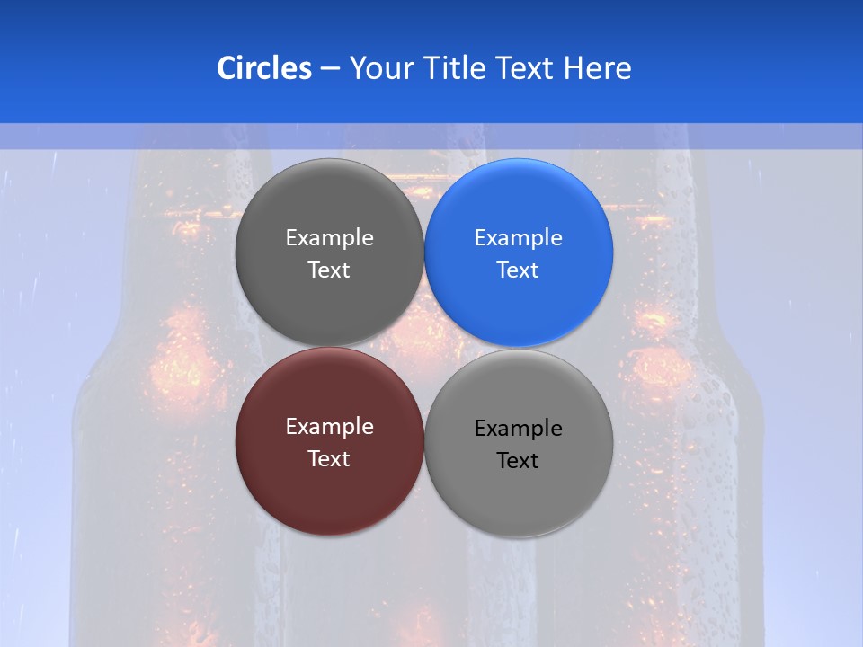 Alcohol Refreshment Dark PowerPoint Template