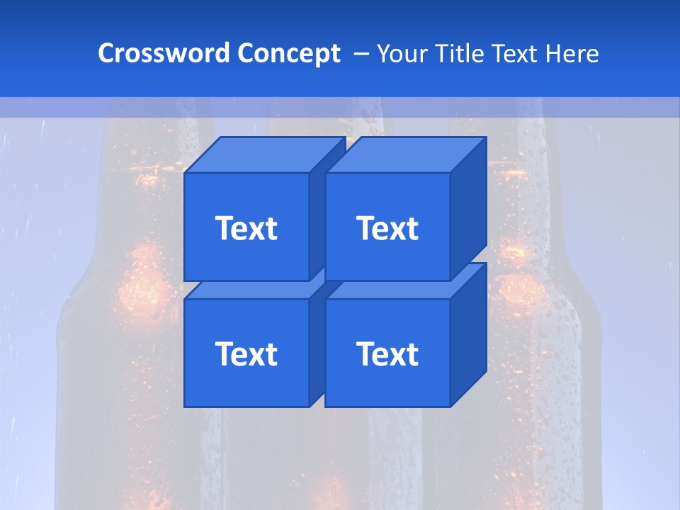 Alcohol Refreshment Dark PowerPoint Template