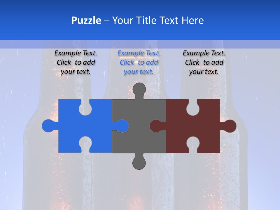 Alcohol Refreshment Dark PowerPoint Template