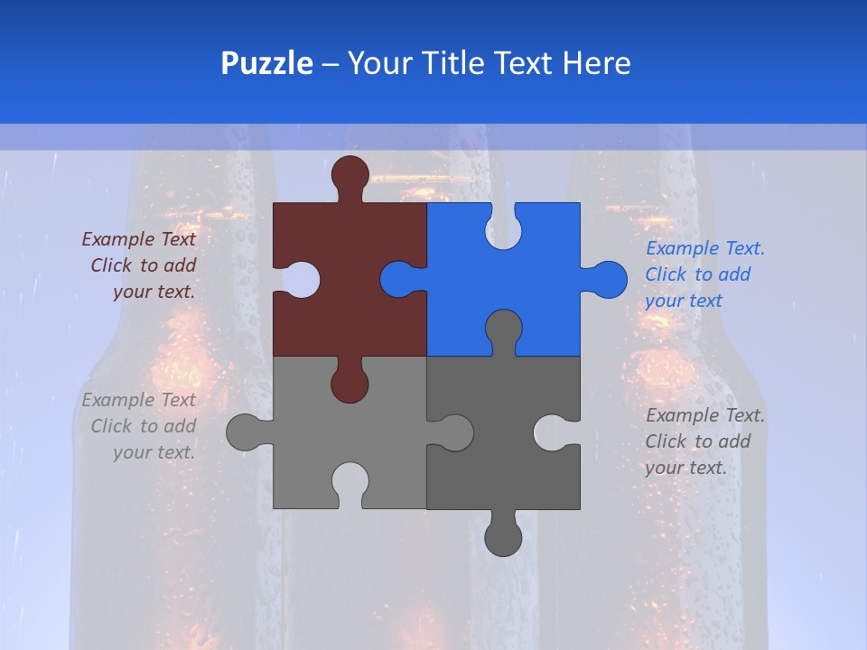Alcohol Refreshment Dark PowerPoint Template