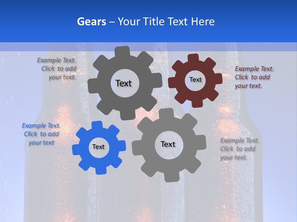 Alcohol Refreshment Dark PowerPoint Template