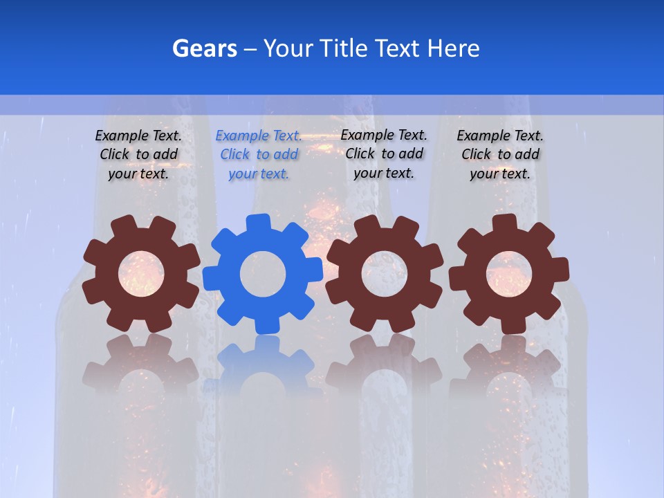 Alcohol Refreshment Dark PowerPoint Template