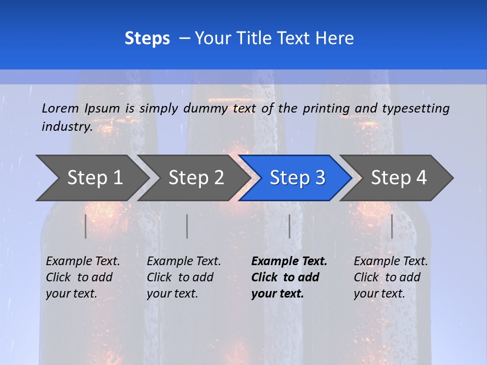 Alcohol Refreshment Dark PowerPoint Template