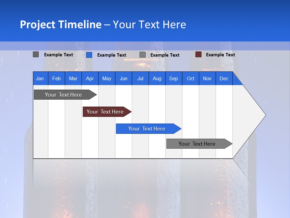 Alcohol Refreshment Dark PowerPoint Template