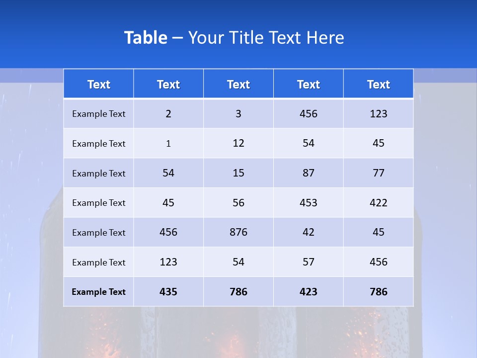 Alcohol Refreshment Dark PowerPoint Template