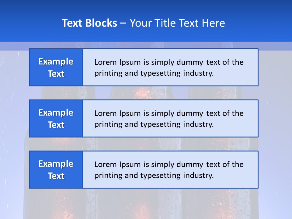 Alcohol Refreshment Dark PowerPoint Template