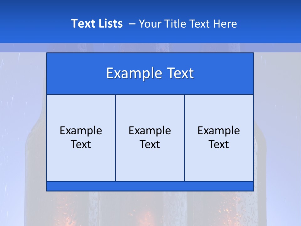 Alcohol Refreshment Dark PowerPoint Template